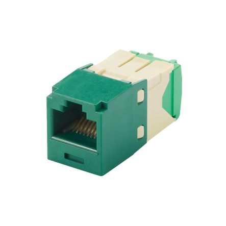 Panduit CJT688TGGR | Mini-Com Utp Rj45 Cat 6 28/30 Awg Tg Jack Module, Green