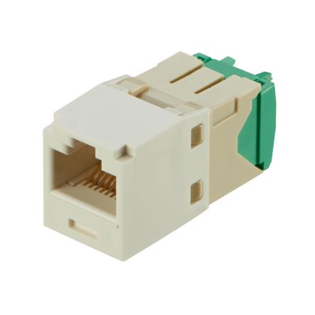 Panduit CJT688TGWH | Mini-Com UTP RJ45 Cat 6 28/30 AWG TG Jack Module, White