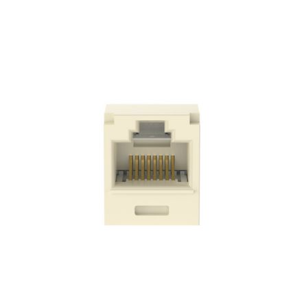 Panduit CJT6X88TGEI | Mini-Com UTP RJ45 Cat 6A 28/30 AWG TG Jack Module, Electric Ivory