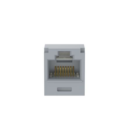 Panduit CJT6X88TGIG | Mini-Com UTP RJ45 Cat 6A 28/30 AWG TG Jack Module, Int'l Gray