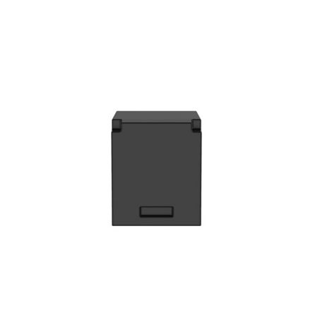 Panduit CMBBL-X | Mini-Com Blank Module, 1 Port, Black