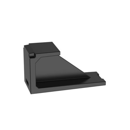 Panduit CMBBL-X | Mini-Com Blank Module, 1 Port, Black
