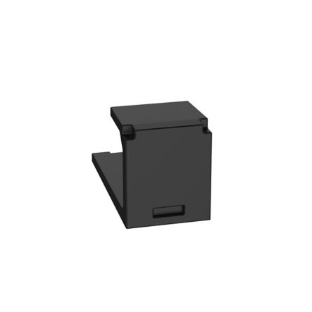 Panduit CMBBL-X | Mini-Com Blank Module, 1 Port, Black