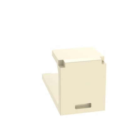 Panduit CMBEI-X | Mini-Com, Blank Module, Electric Ivory