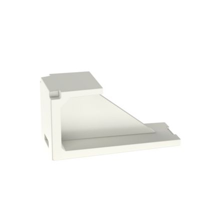 Panduit CMBIW-X Blank Module, 1 Port, Off White