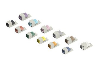 Panduit CMDBRDRDDLCZIW | Mini-Com Keyed B-Red/Non-Keyed LC Duplex, Intl White Module