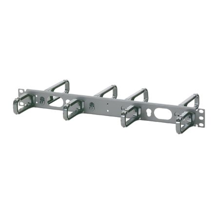 Panduit CMPH1 Horizontal Panel D-Rings Front And Back 1 RU, 1.7";H x 19.0";W x 8.6";D (44mm x 483mm x 218mm)