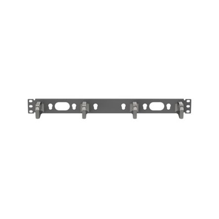 Panduit CMPHF1 Horizontal D-rings Installed on Panel, 1.7";H x 19.0";W x 3.4";D (44mm x 483mm x 87mm), Front Only 1 RU