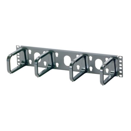 Panduit CMPHH2 Horizontal D-rings Installed on Panel, 3.5";H x 19.0";W x 5.7";D (88mm x 483mm x 144mm), Front Only 2 RU