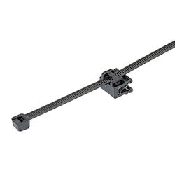 Panduit CMSA12-2S-D300 | Pan-Ty CMSA12-2S-D300 EdgeClip/Tie(side), Black, High Heat/UV PA6.6, .028-.118"