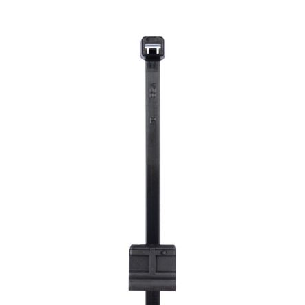 Panduit CMSA24-2S-D300 | Pan-Ty CMSA24-2S-D300 EdgeClip/Tie(side), Black, High Heat/UV PA6.6, .118-.236"