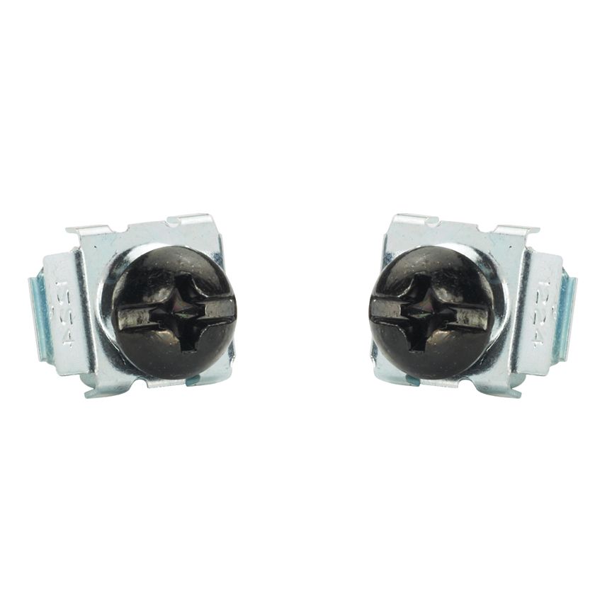 Panduit CNWSM5-C | M5 Cage Nuts and Screws, Steel, Black, 100pc.