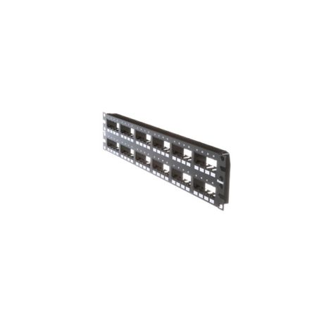 Panduit CPP48FMWBLY | Mini-Com Flush Patch Panel, 48 Port, 2 RU, BL
