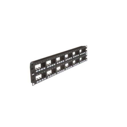 Panduit CPP48FMWBLY | Mini-Com Flush Patch Panel, 48 Port, 2 RU, BL
