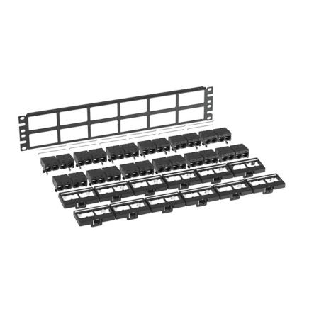 Panduit CPPKL6ATG48 | PATCH PANEL C6A | 48 PORT PATCH PANEL KIT WITH F