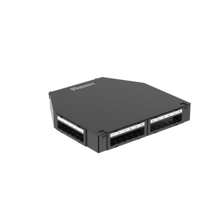 Panduit CUFMB24BL | 24 Port Consolidation Point Box, Black