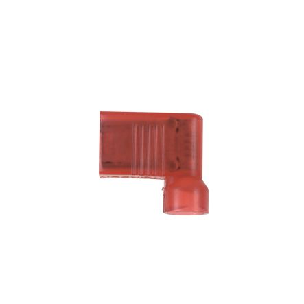Panduit DNFR18-250FIB-L | Female Disconnect, Right Angle, Nylon Fully Insulated, 22, 18 AWG, 0.250 x 0.032 Tab Size, Funnel Entry