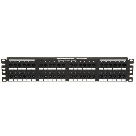 Panduit DP486X88TGY | Cat 6A Punchdown Patch Panel, 48 Ports, 2 Ru, Bl