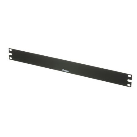 Panduit DPFP1 | Horizontal Flat Rack Filler Panel, 1 RU, Steel, Black