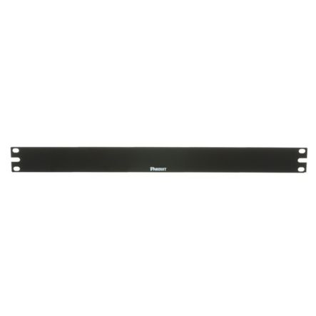 Panduit DPFP1 | Horizontal Flat Rack Filler Panel, 1 RU, Steel, Black