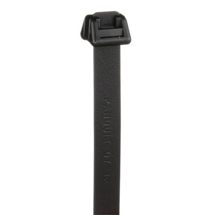 Panduit DT44EH-C0 | Dura-Ty Dt44Eh-C0 Dura-Ty Cable Tie, Black, Acetal, Uv, 144"L, 250Lb, Pk100