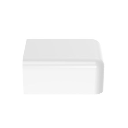 Panduit ECF10WH-X | LD10 Low Voltage End Cap Fitting, White, Pack of 10