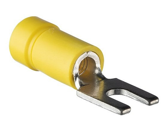 Panduit EV10-6FB-Q | StrongHold Vinyl-Insulated Fork Terminal