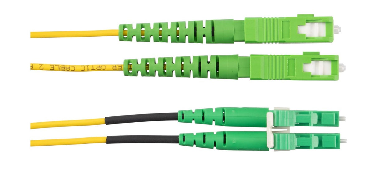 Panduit F92ERANB1SNM001 | OS2 2f 1.6mm PC Riser SC APC/LC/APC Std IL 1m