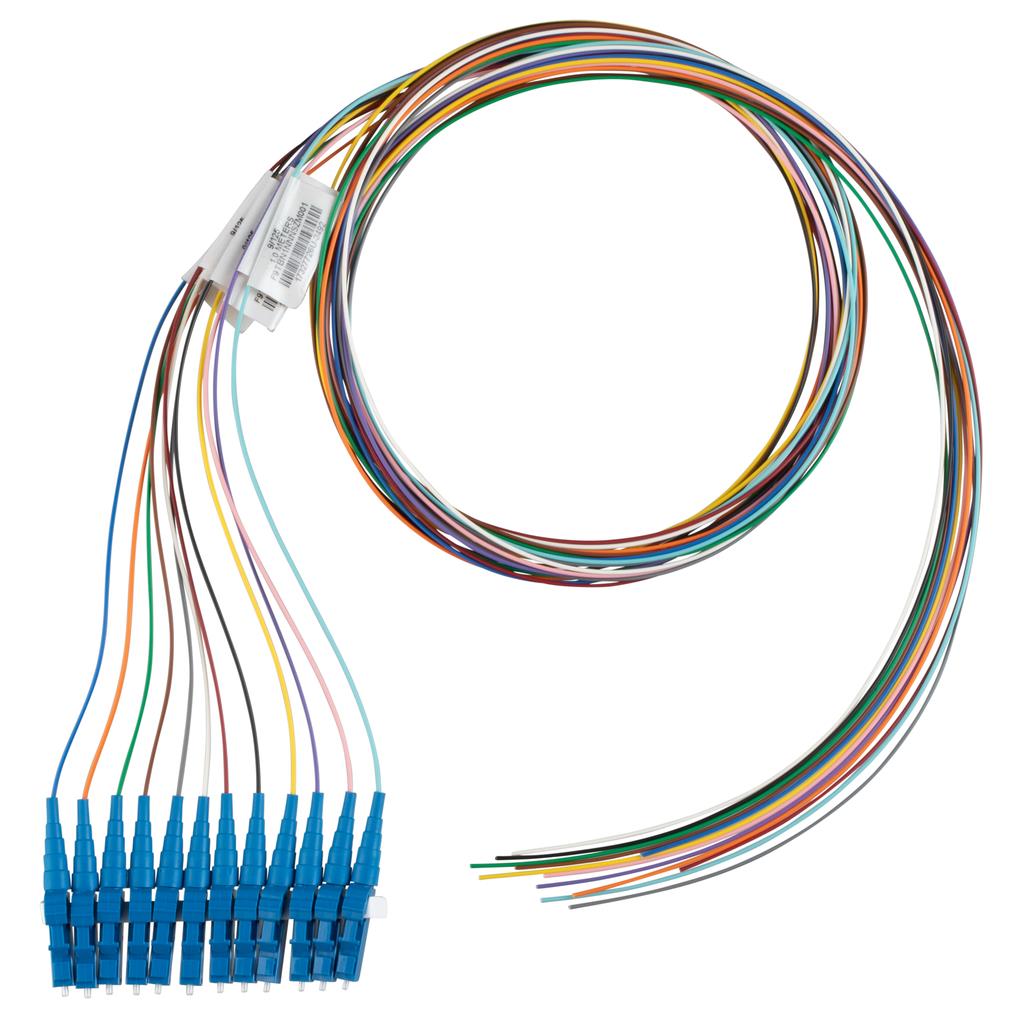 Panduit F9TBN1NNNSZM001 | Os2 1F 900Um Pc Lc To Pigtail Std. Il, Set Of 12 - 1M