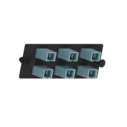 Panduit FAP6WAQSC | FAP W/6 SC 10 Gbe Somplex Mm Adapters (AQ) Phos