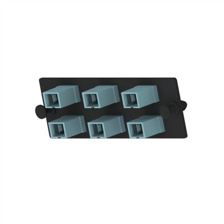 Panduit FAP6WAQSC | FAP W/6 SC 10 Gbe Somplex Mm Adapters (AQ) Phos