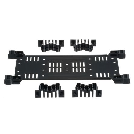 Panduit FLEX-CM12C | HD FLEX REAR CBLMGR , 12-POS TRNSTNMGRS (QTY 4) AND CLIP