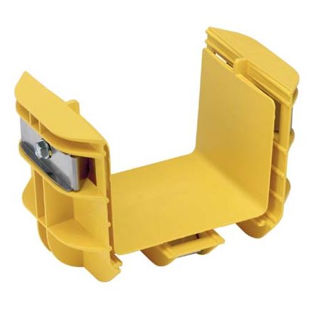 Panduit FRBC4X4YL Coupler, 4"; x 4"; (100mm x 100mm), FiberRunner, Yellow