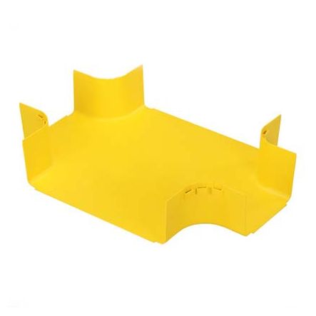 Panduit FRFWC12X4W6LYL | FIBERRUNNER 4- WAY CROSS, ATTACHES TO 12" X 4" CHANNELS