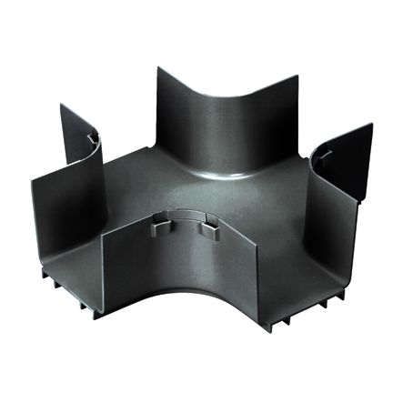 Panduit FRFWC4X4LBL | FIBERRUNNER 4- WAY CROSS, ATTACHES TO 4" X 4" CHANNELS