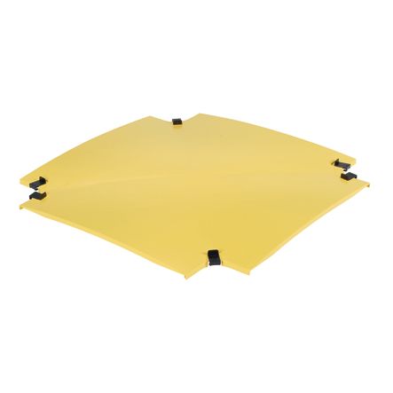 Panduit FRFWCCV24YL | FiberRunner Four Way Cross Cover