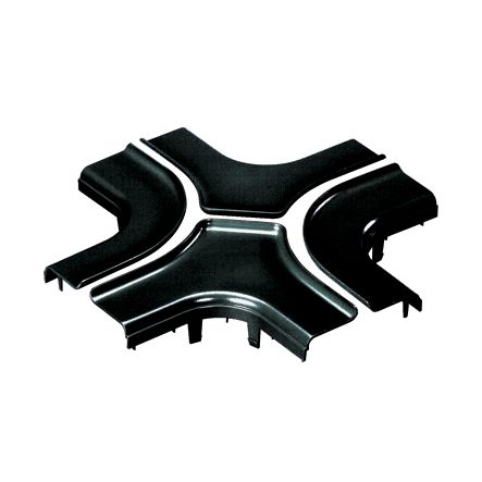 Panduit FRFWCSC4LBL | FIBERRUNNER 4-WAY CROSS COVER