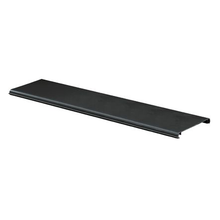 Panduit FRHC6BL6 | FIBERRUNNER SNAP-ON HINGED COVER FOR CHANNEL FR6X4BL6, BLACK