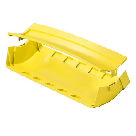 Panduit FRIV4524X4LYL | FIBERRUNNER INSIDE VERTICAL ANGLE FITTING, 45 DEGREE