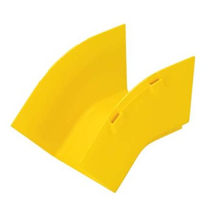 Panduit FROV454X4LYL | FIBERRUNNER OUTSIDE VERTICAL ANGLE FITTING, 45 DEGREE