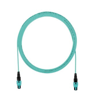 Panduit FRZTP77Y001F046 | OM4 12 Fiber Inter Connect Plenum MPO Female / MPO Female Polarity B Optimized 46 Feet