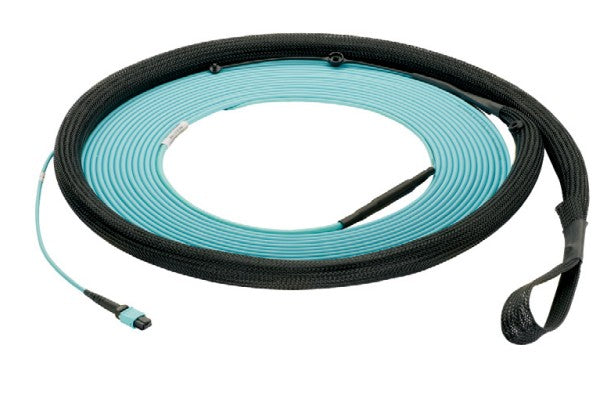 Panduit FYZAP77X005F150 | OM4 144-Fiber Indoor Single-Mode Trunk Cable, Polarity A, Optimized Insertion Loss, Pulling Eye on End A, 150 ft