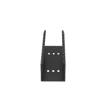 Panduit G2X2BL6 Slotted Duct, PVC,2";X2";X6’;L, Black