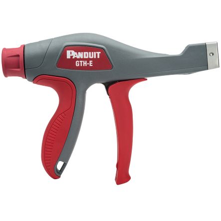 Panduit GTH-E | Gth-E Cable Tie Hand Tool, Dark Gray, Red, 7.8X1.28", Pk1