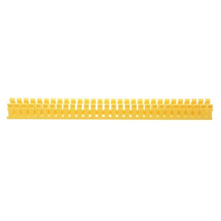 Panduit H2X2YL6 Channel, Hinged, Slotted Wall, 2"; x 2"; (50mm x 50mm), 6 FT., FiberRunner, Yellow