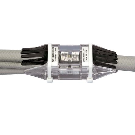 Panduit HTWC6X-6X-1 Kit contains HTCT6X-6X-1 HTAP and CLRCVR1-1 clear cover; terminates code or flex #6 - #14 AWG Run, code or flex #6 - #14 AWG Tap 1.