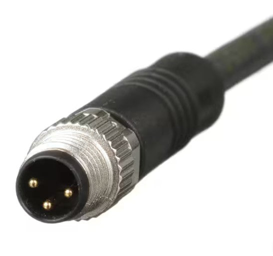 Panduit ICA3E35P2BL10M | Industrialnet M8 3-Pin A-Code, Female To Unterminated, Pur Jacket, Black, 10 Meters