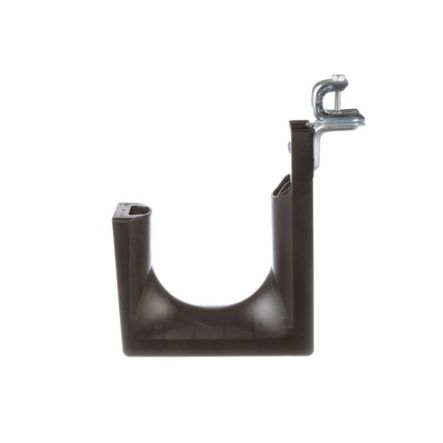 Panduit JP4SBC50RB-X20 | J Hook With Screw-on Beam Clamp Use With Flanges Up To 1/2"; (12.7mm) Thick, Rotates 360 degrees, Black, Maximum Bundle Capacity 4.0";