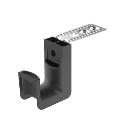 Panduit JP75CMB-L20 | J-Pro Cable Support System Ceiling Mount, Black, Maximum Bundle Capacity (In.) 0.75";