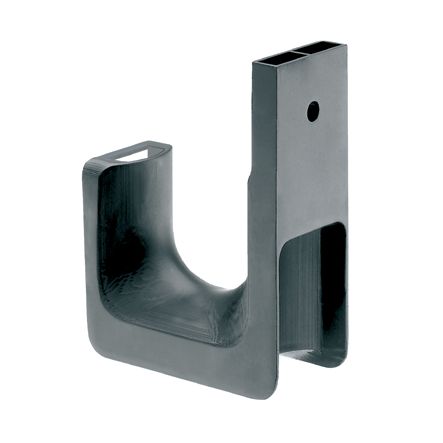 Panduit JP75W-L20 J Hook for Wall mount applications, One 1/4"; (M6) Mounting Hole for user supplied fastener, Not for use With powder actuated fasteners,Maximum Bundle Capacity 0.75";.